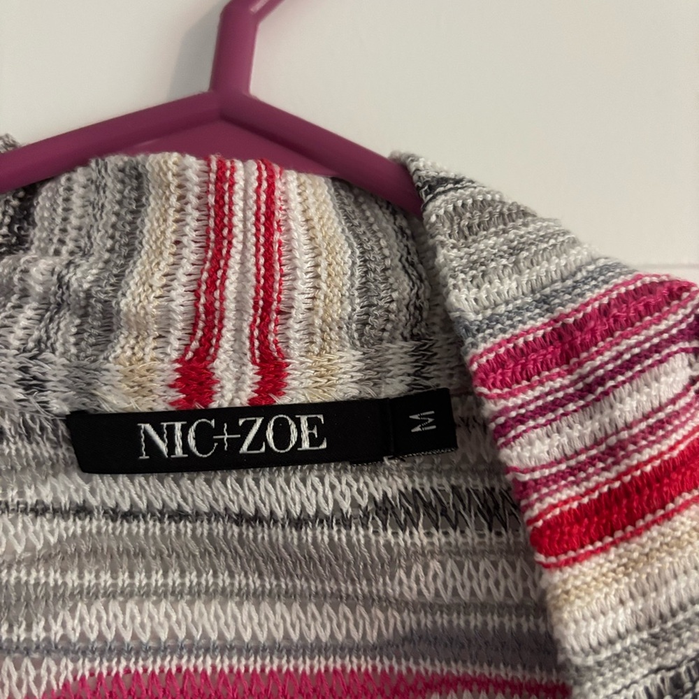 NIC+ZOE Multicolor Striped Cardigan - Picture 4 of 5